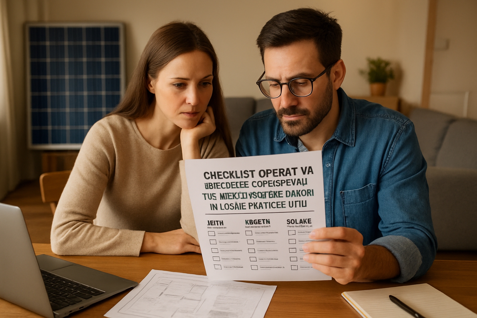 Checklist operativa per scelte consapevoli tra energia solare, lavori in casa e pratiche utili